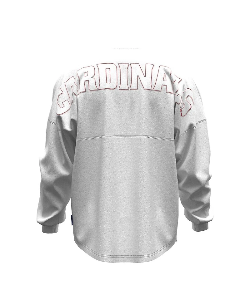 Fanatics Women's White St. Louis Cardinals Baseball Stitch Spirit Jersey Long Sleeve T-Shirt