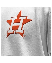 Fanatics Women's White Houston Astros Baseball Stitch Spirit Jersey Long Sleeve T-Shirt