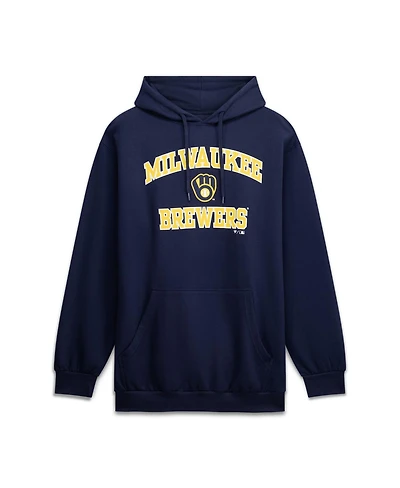 Fanatics Men's Navy Milwaukee Brewers Big & Tall Heart Soul Hoodie