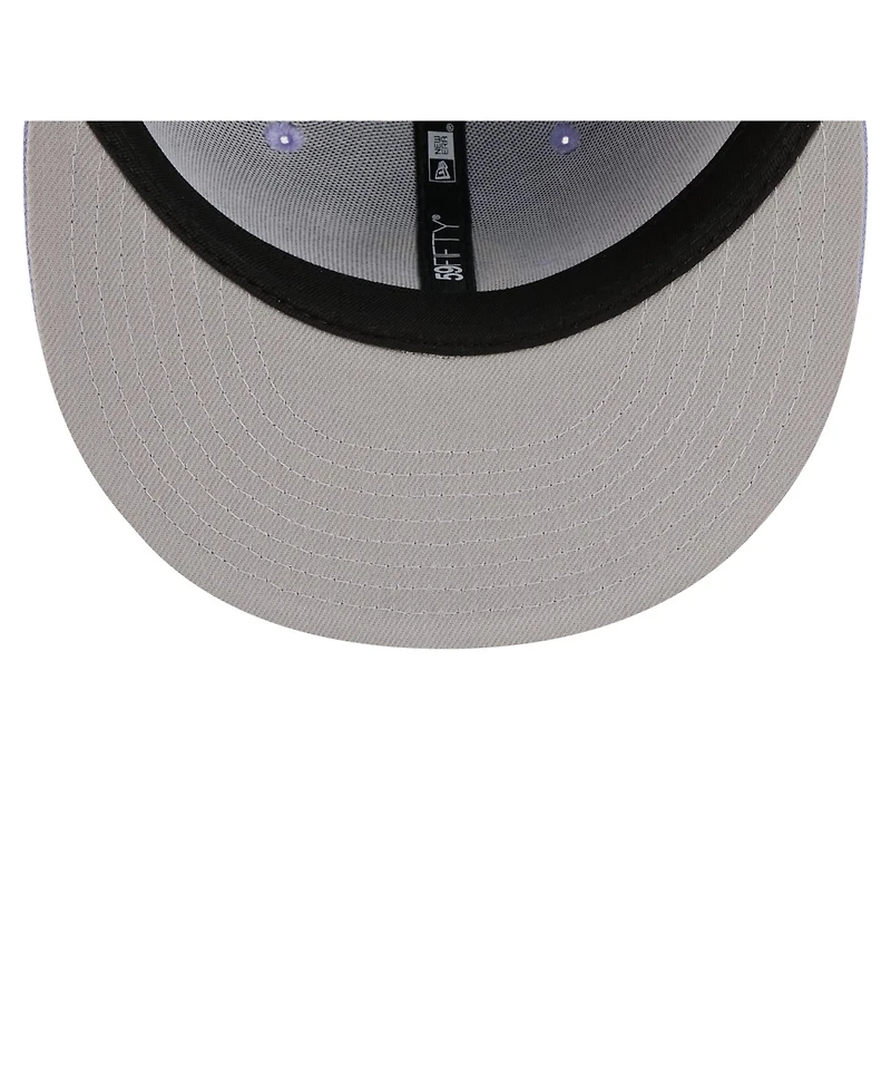 New Era Men's Light Purple Chicago Cubs Lavender Bloom 59FIFTY Fitted Hat