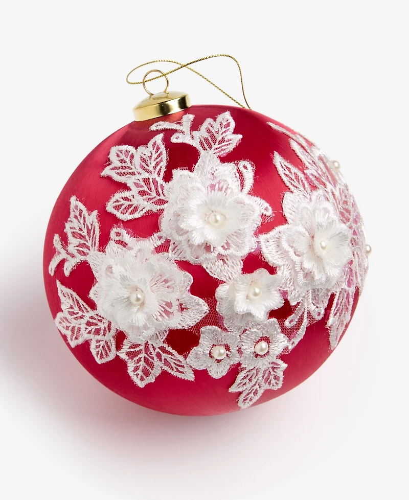 Holiday Lane Holiday Toile Ball Ornament, Macy's Exclusive