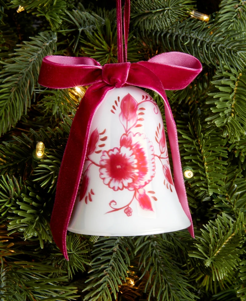 Holiday Lane Holiday Toile Bell Ornament, Macy's Exclusive
