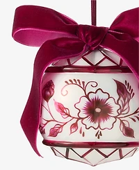 Holiday Lane Holiday Toile Glass Ball Ornament, Macy's Exclusive