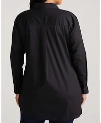 Universal Standard Women's Plus The Artist Poplin Shirt