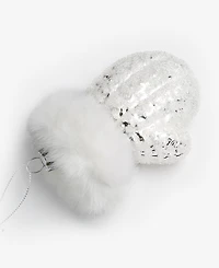 Holiday Lane Iced Delight Mitten Ornament, Macy's Exclusive