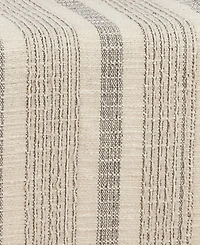 Saro Lifestyle Woven Striped Table Runner, 16" x 72"