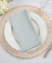 Saro Lifestyle Stitched Line Table Napkins, Set of 4