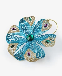 Holiday Lane Opulence Peacock Snowflake Ornament, Macy's Exclusive