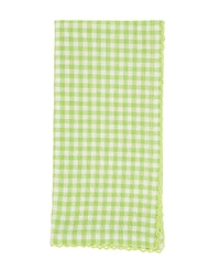 Saro Lifestyle Gingham Design Table Napkins, Set of 4