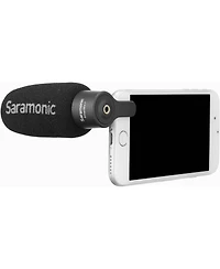 Saramonic SmartMic+ Compact Directional Microphone with 3.5mm Trrs Plug for Smartphones and Tablets
