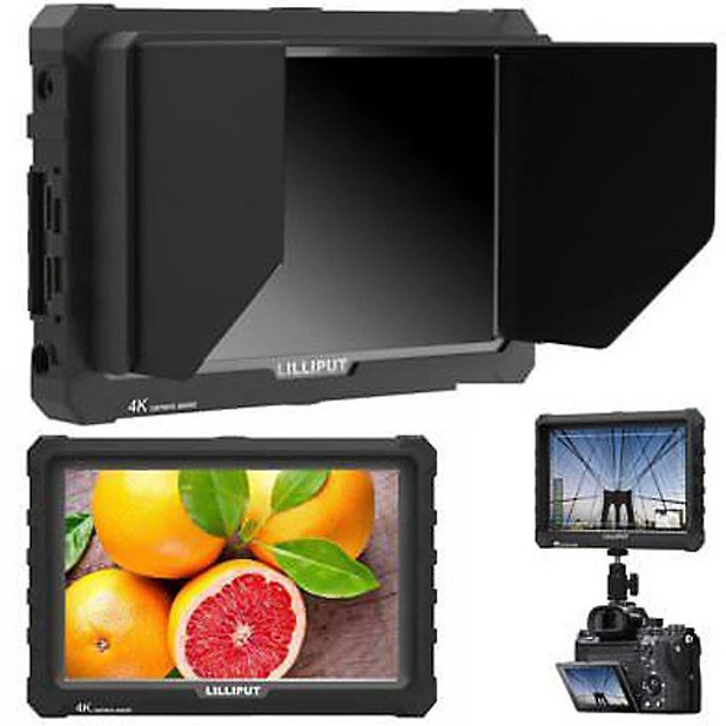 Lilliput A7S 7" Full Hd Hdmi Field Led Monitor with 4K Support and Built-In Speaker