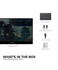ViewSonic VX1655 16:9 Full Hd Portable Ips Led Monitor