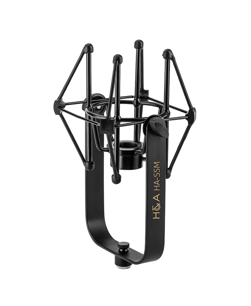 Electro-Voice RE20 Variable-d Dynamic Cardioid Microphone, + Telescoping Tabletop Microphone Stand + HandA Microphone Suspension Shockmount + 25' Xlr