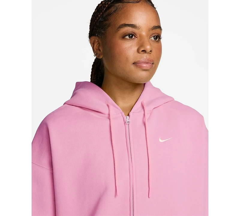 Nike Studio Fleece Medium Weight Women's Oversized Full-Zip Hoodie
