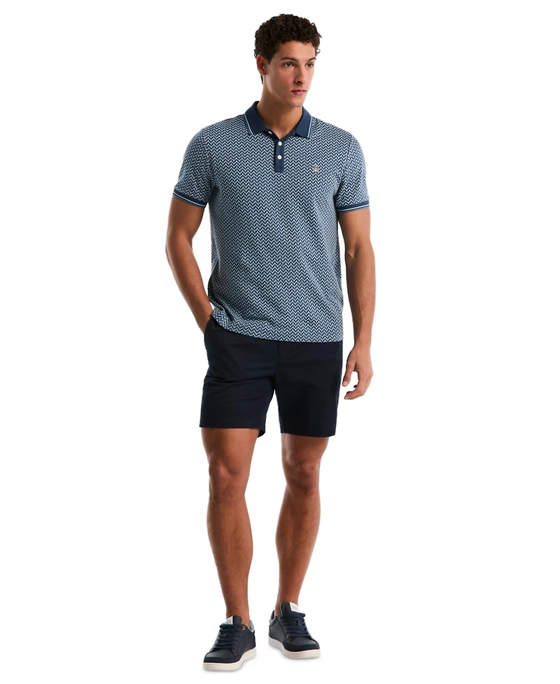 Original Penguin Men's Jacquard Wave Polo Shirt