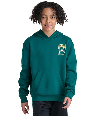 adidas Boys' 8-20 Long-Sleeve Graphic Hoodie