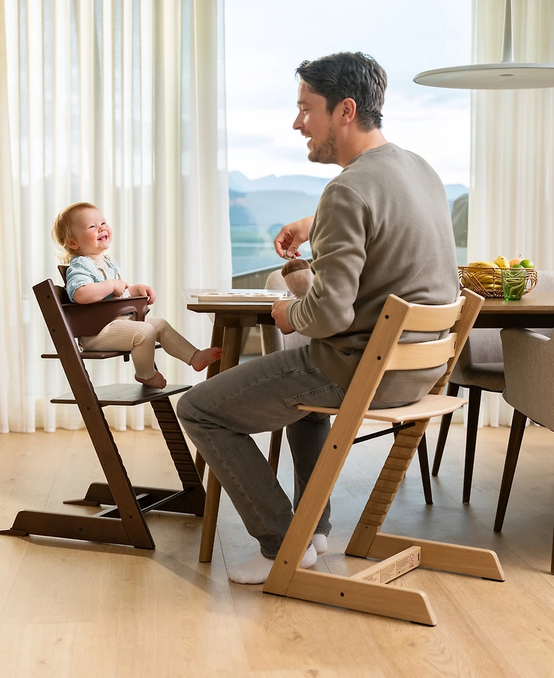 Stokke Baby Tripp Trapp Highchair with Cushion, Tray and Newborn Set