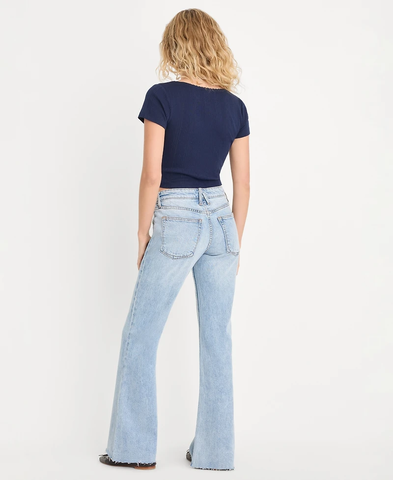 Good American Women's Low-Rise Relaxed-Fit Jeans