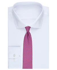 Club Room Men's Racket Classic Neat Pattern Silk Tie, Macy's Exclusive