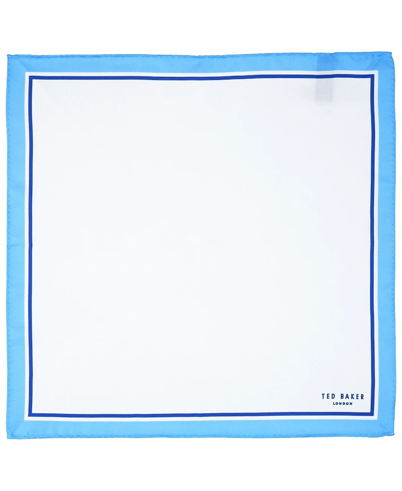 Ted Baker Men's Solid Border Pocket Square