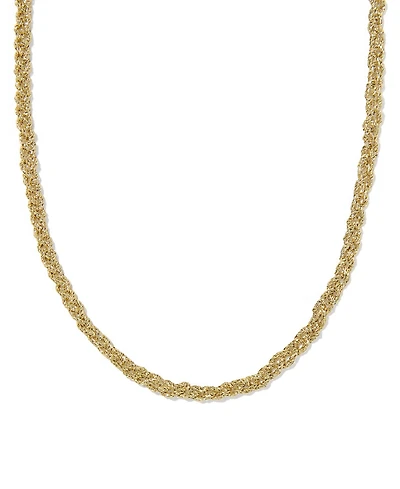 Kendra Scott 14k Gold-Plated Gabriella Braided Chain Necklace