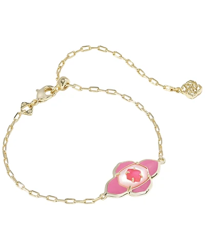 Kendra Scott 14k Gold-Plated Abbie Medallion Delicate Chain Bracelet