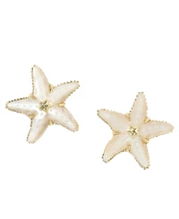 Kendra Scott Imitation Pearl Parker Starfish Stud Earrings