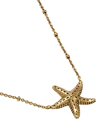 Kendra Scott Gold-Tone Parker Starfish Metal Short Pendant Necklace