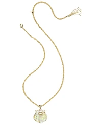 Kendra Scott 14k Gold-Plated Lucia Shell Short Pendant Necklace