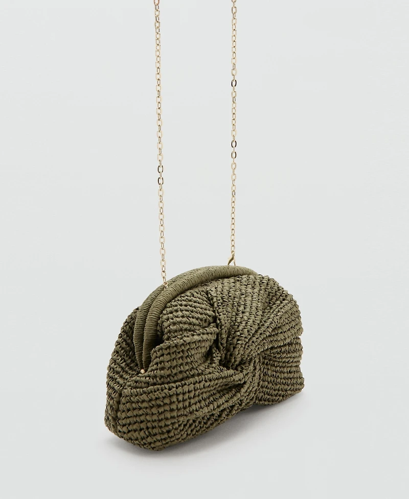 Mango Women's Natural Fibre Handbag