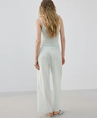 Mango Women's Flowy Pyjama Pants