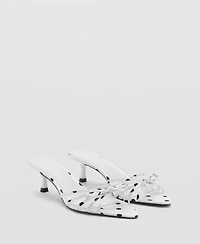 Mango Women's Polka-Dot Strap Sandals