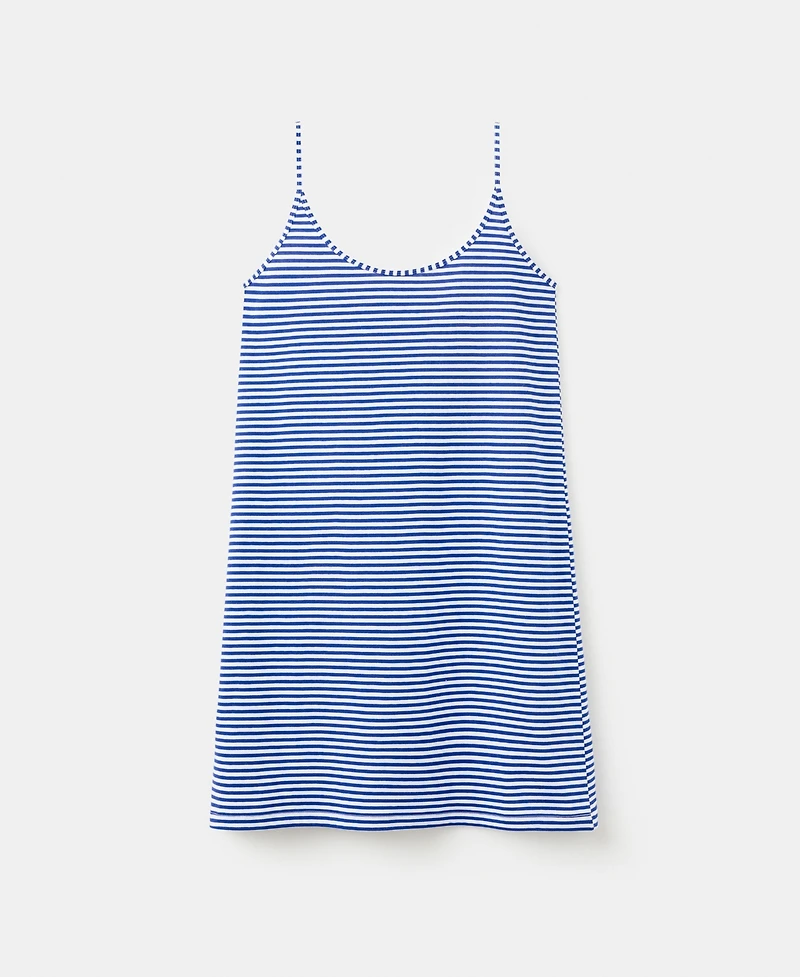 Mango Women's Striped Woven Cotton Dress