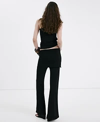 Mango Women's Combined Knit Pants
