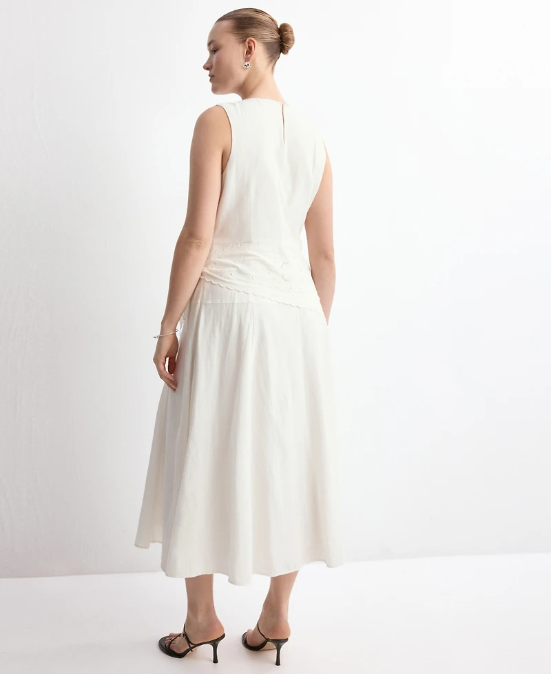 Mango Women's Handkerchief A-Line Dress