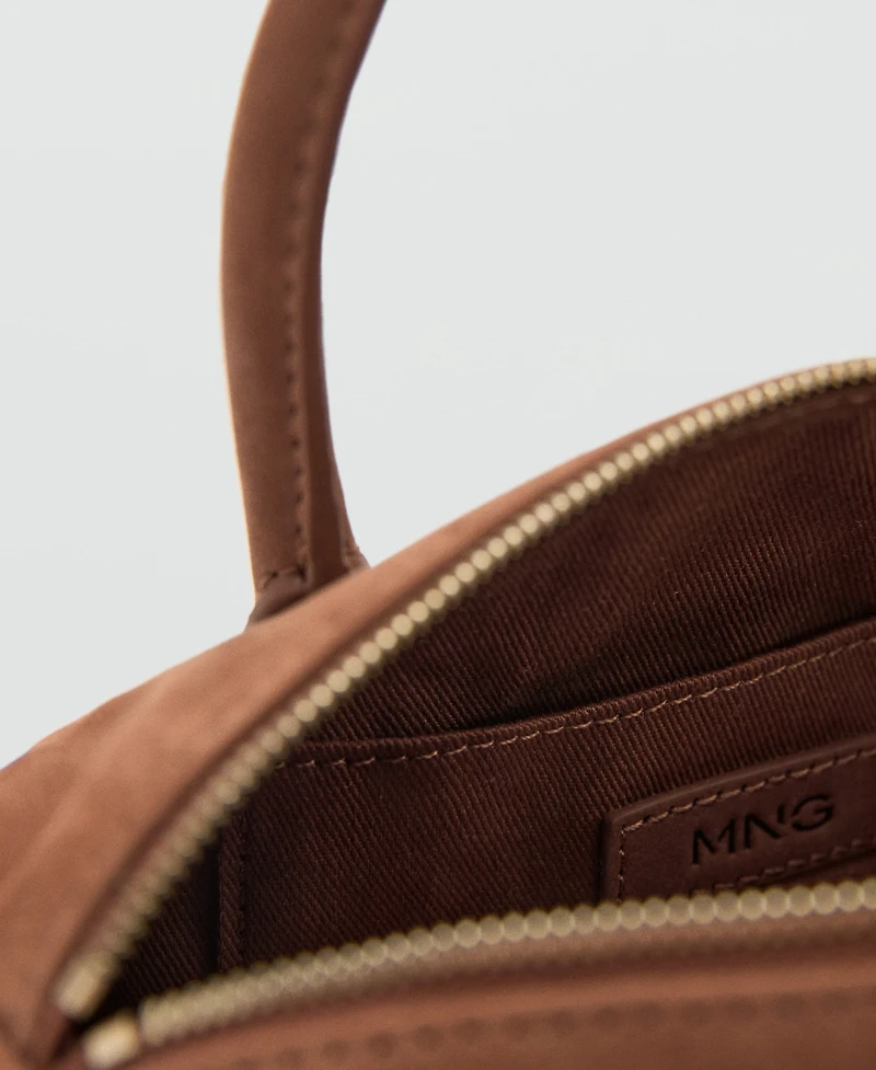 Mango Women's Leather Handbag