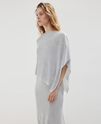 Mango Women's Asymmetrical Knitted Cape
