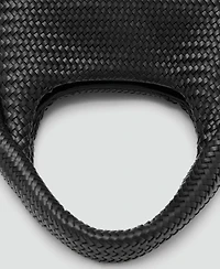 Mango Women's Braided Shoulder Bag