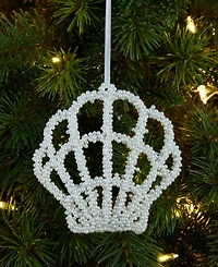 Holiday Lane Seaside Embellished Shell Ornament, Macy's Exclusive