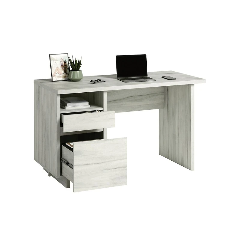 Sauder Porto Palma Desk, Haze Acacia finish