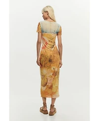 Desigual Women's Slim hybrid dress