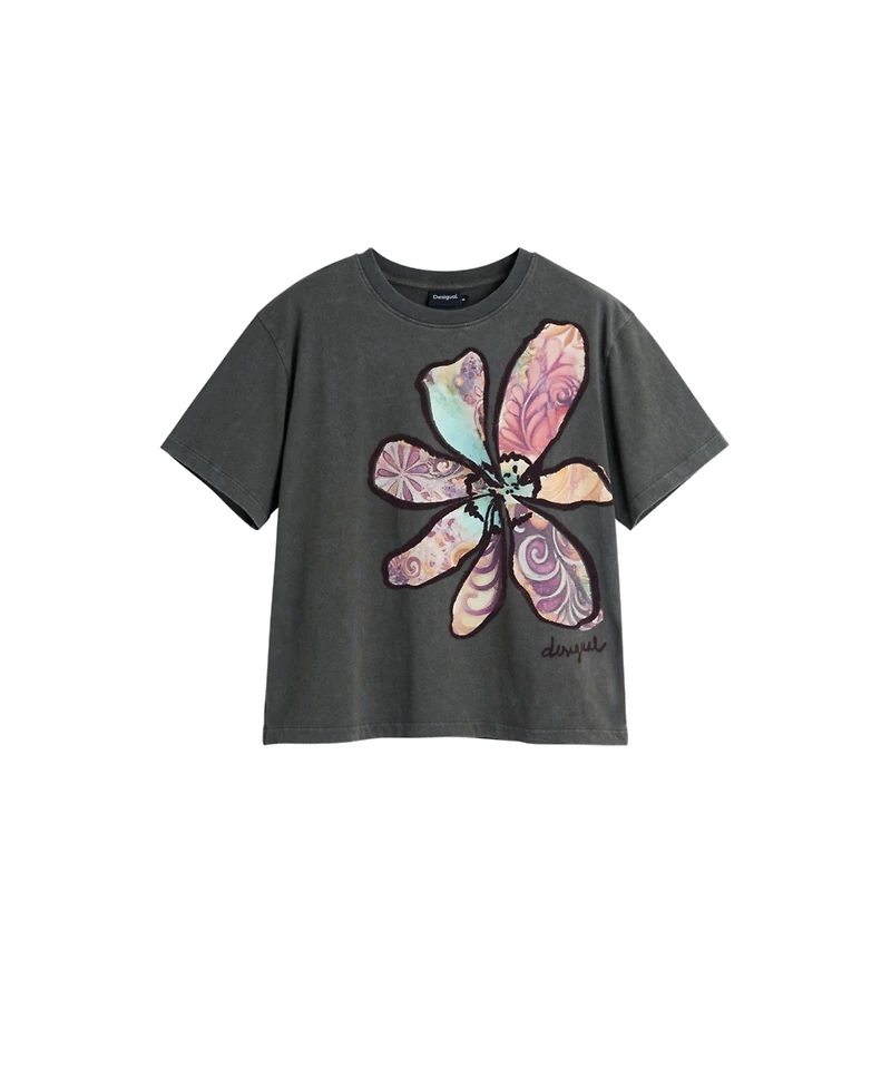 Desigual Women's Floral Print T-shirt