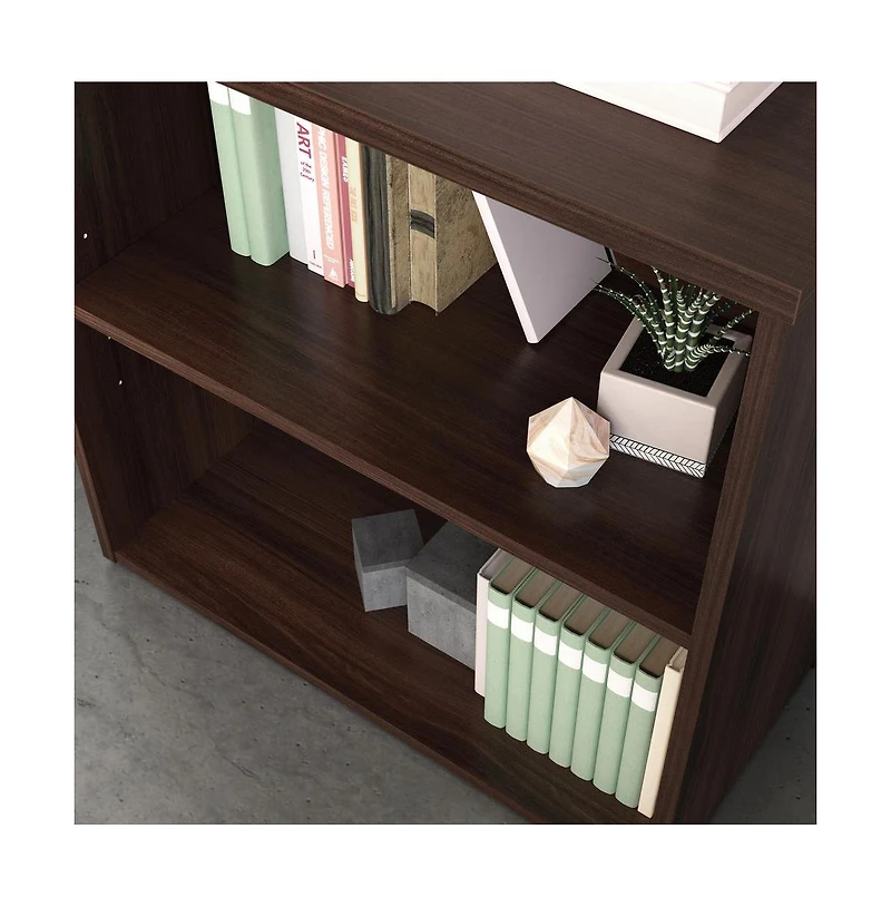 Sauder Affirm Commercial Office Bookcase, Hudson Elm finish