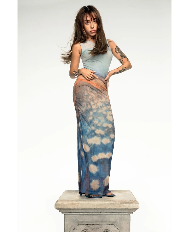 Desigual Women's Draped Waterlily Dress