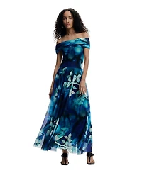 Desigual Women's Long floral dress