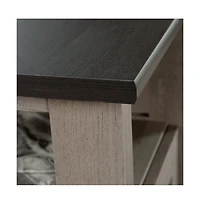 Sauder August Hill L Desk, Mystic Oak finish