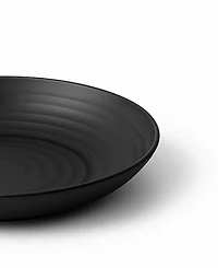 Abode Homewares Ribbed Coupe Wheat Dinner Plates, Set of 8