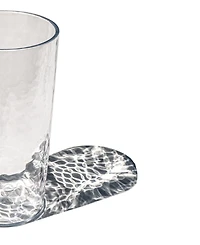 Abode Homewares Hammered Rustic Acrylic Drinking Glasses