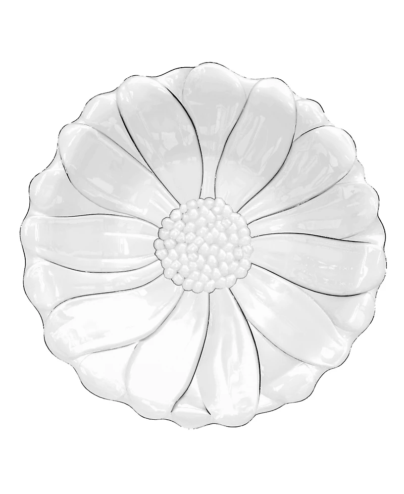Abode Homewares Figural Flower Acrylic Salad Plates, Set of 6