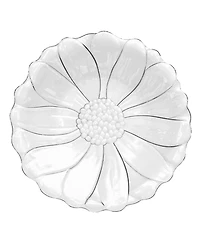 Abode Homewares Figural Flower Acrylic Salad Plates, Set of 6